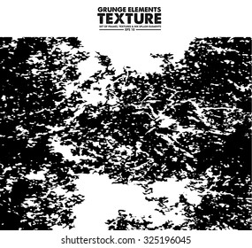 Grunge texture - abstract isolated stock vector template - easy to use