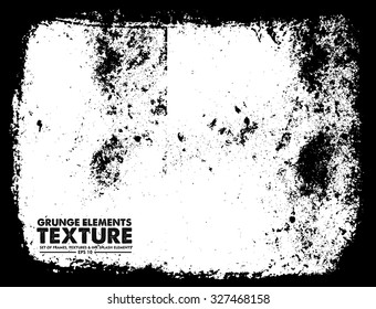 Grunge texture - abstract isolated stock vector template - easy to use