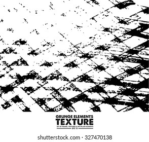Grunge texture - abstract isolated stock vector template - easy to use