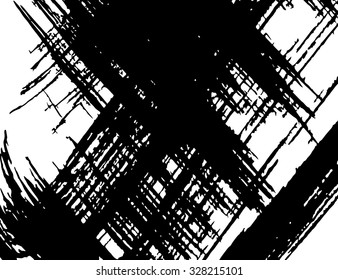 Grunge texture - abstract isolated stock vector template - easy to use