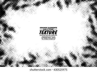 Grunge texture - abstract isolated stock vector template - easy to use
