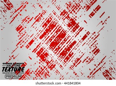 Grunge texture - abstract isolated stock vector template - easy to use
