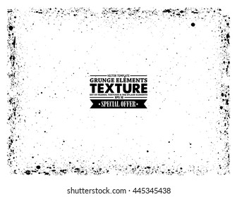 Grunge texture - abstract isolated stock vector template - easy to use
