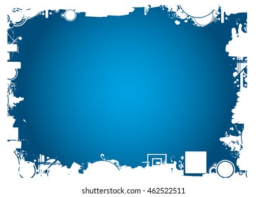 Grunge texture - abstract isolated stock vector template - easy to use
