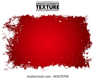 Grunge texture - abstract isolated stock vector template - easy to use
