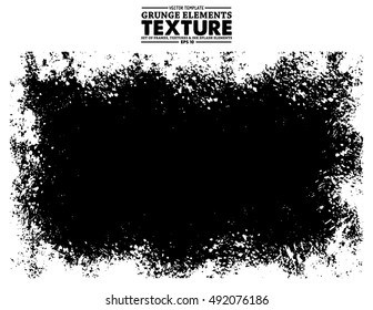 Grunge texture - abstract isolated stock vector template - easy to use

