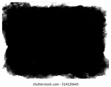 Grunge texture - abstract isolated stock vector template - easy to use
