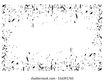 Grunge texture - abstract isolated stock vector template - easy to use
