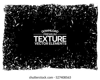 Grunge texture - abstract isolated stock vector template - easy to use