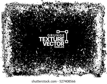 Grunge texture - abstract isolated stock vector template - easy to use