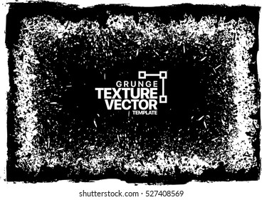Grunge texture - abstract isolated stock vector template - easy to use