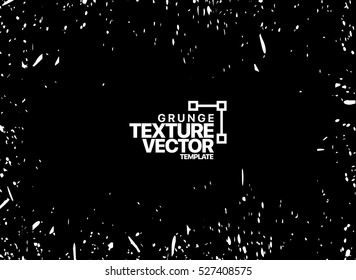 Grunge texture - abstract isolated stock vector template - easy to use
