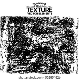 Grunge texture - abstract isolated stock vector template - easy to use

