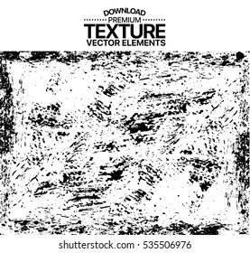 Grunge texture - abstract isolated stock vector template - easy to use