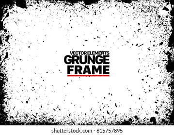 Grunge texture - abstract isolated stock vector template - easy to use
