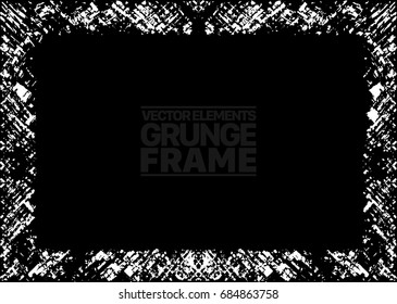 Grunge texture - abstract isolated stock vector template - easy to use
