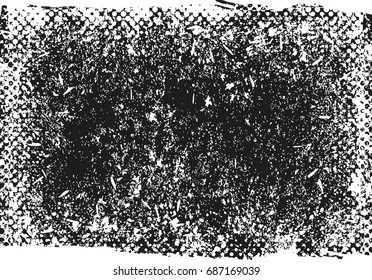 Grunge texture - abstract isolated stock vector template - easy to use