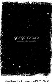 Grunge texture - abstract isolated stock vector template - easy to use