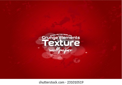 Grunge texture - abstract stock vector template - easy to use