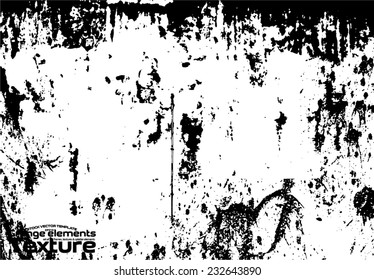 Grunge texture - abstract stock vector template - easy to use