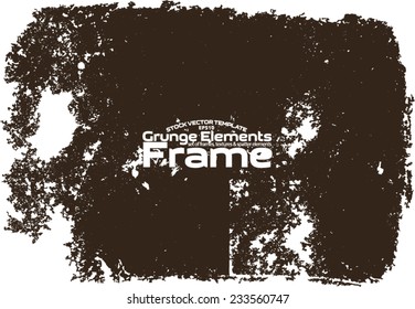 Grunge texture - abstract stock vector template - easy to use