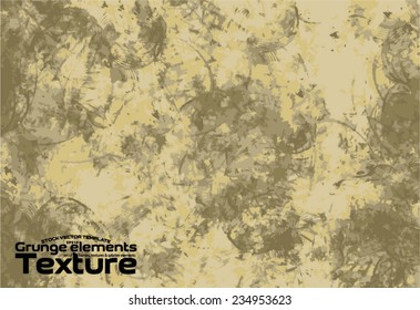 Grunge texture - abstract stock vector template - easy to use
