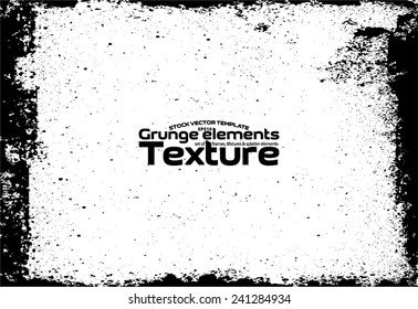 Grunge texture - abstract stock vector template - easy to use