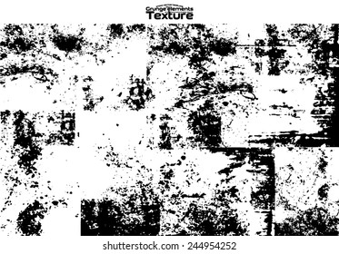 Grunge texture - abstract stock vector template - easy to use 