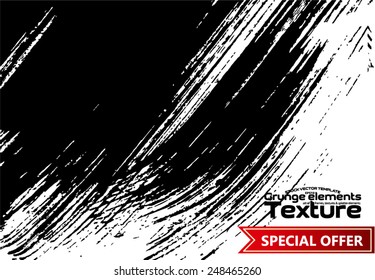 Grunge texture - abstract stock vector template - easy to use
