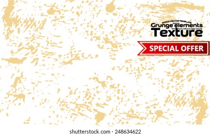 Grunge texture - abstract stock vector template - easy to use 