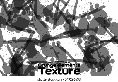 Grunge texture - abstract stock vector template - easy to use
