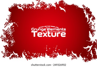 Grunge texture - abstract stock vector template - easy to use 