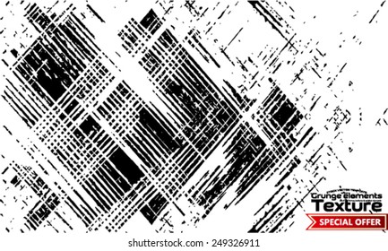 Grunge texture - abstract stock vector template - easy to use 