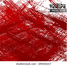 Grunge texture - abstract stock vector template - easy to use