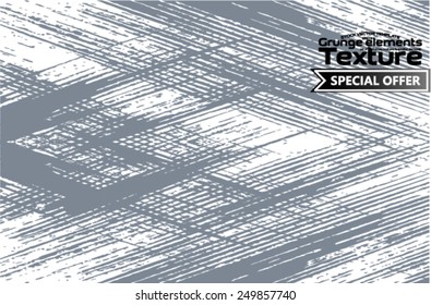 Grunge texture - abstract stock vector template - easy to use
