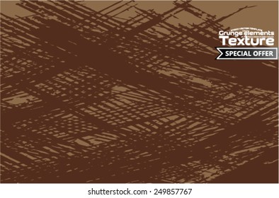 Grunge texture - abstract stock vector template - easy to use
