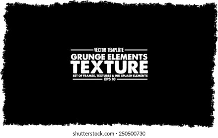 Grunge texture - abstract stock vector template - easy to use