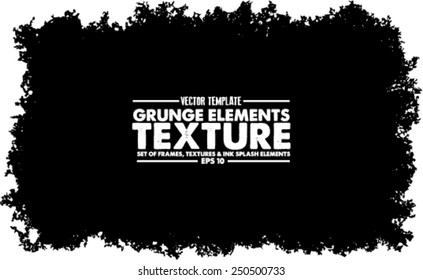Grunge texture - abstract stock vector template - easy to use