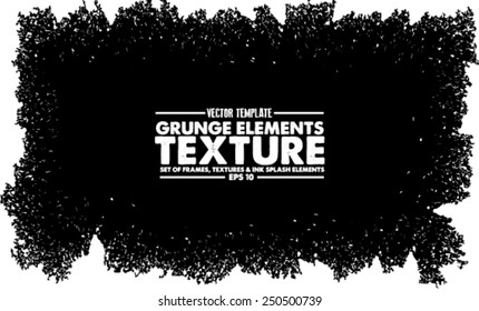 Grunge texture - abstract stock vector template - easy to use