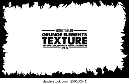 Grunge texture - abstract stock vector template - easy to use