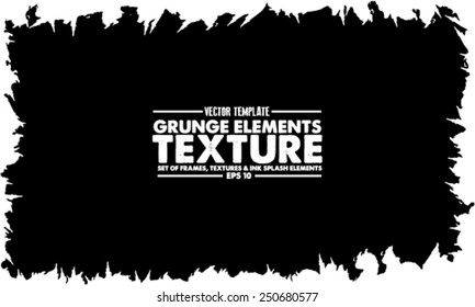 Grunge texture - abstract stock vector template - easy to use