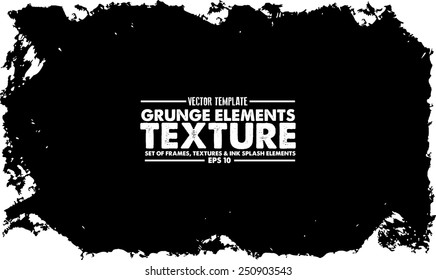 Grunge texture - abstract stock vector template - easy to use