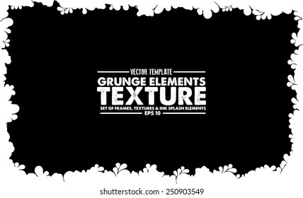 Grunge texture - abstract stock vector template - easy to use