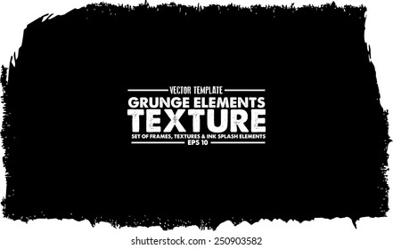 Grunge texture - abstract stock vector template - easy to use