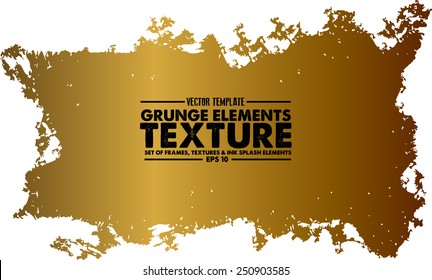 Grunge texture - abstract stock vector template - easy to use