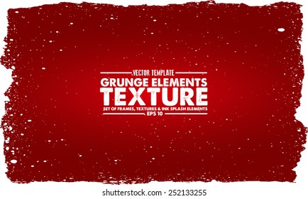 Grunge texture - abstract stock vector template - easy to use