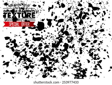 Grunge texture - abstract stock vector template - easy to use