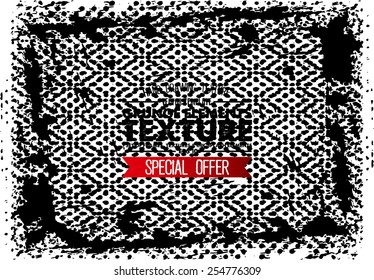 Grunge texture - abstract stock vector template - easy to use