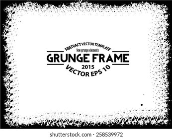 Grunge texture - abstract stock vector template - easy to use