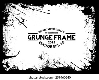 Grunge texture - abstract stock vector template - easy to use
